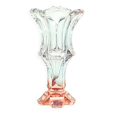 Art Deco vase, crystal, Moser, Czechoslovakia, 1930s