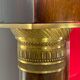Vitrine style empire acajou