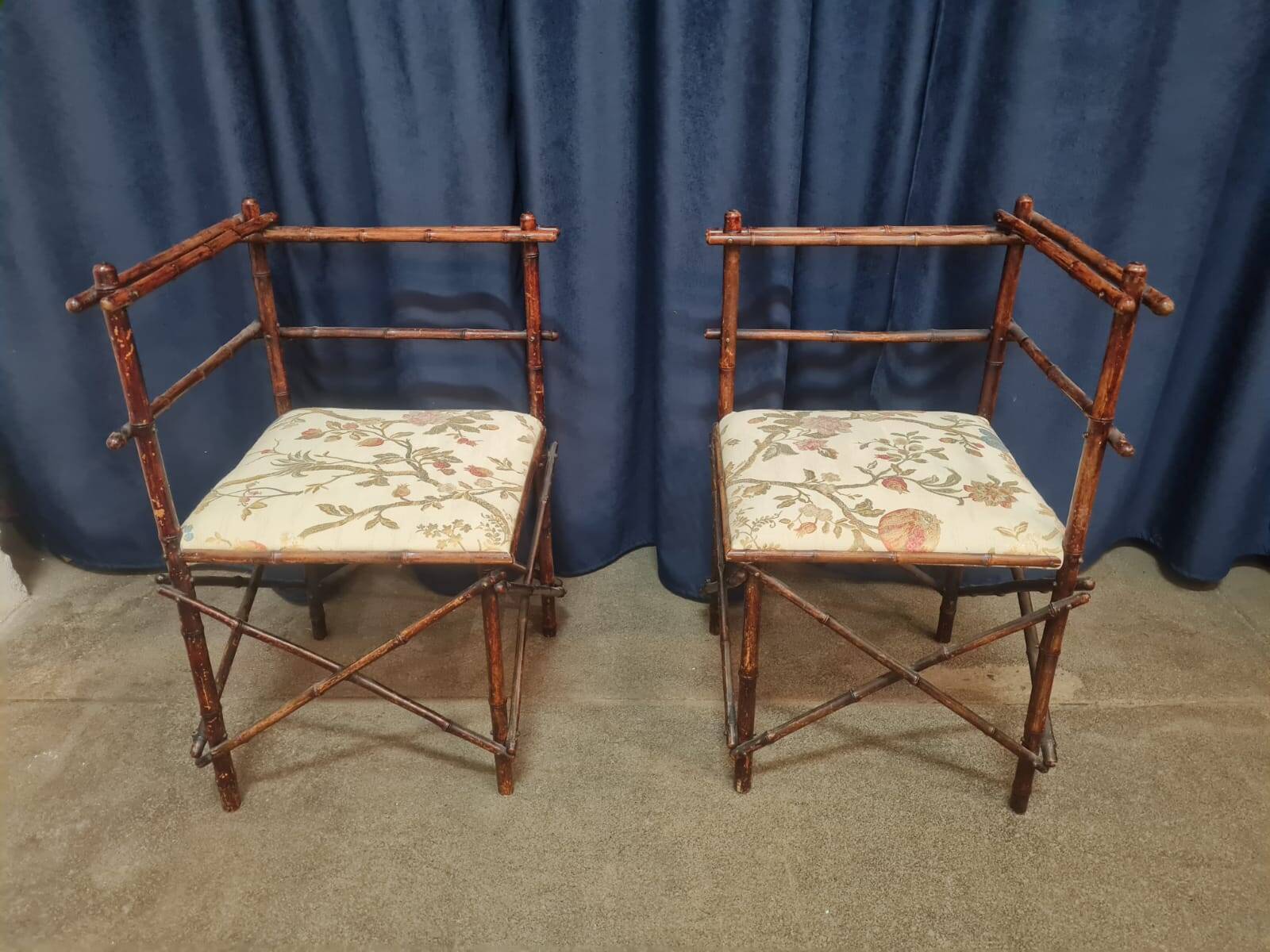 Antique Faux Bamboo Parlor Set by Maison Staněk – Prague