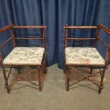 Antique Faux Bamboo Parlor Set by Maison Staněk – Prague