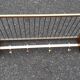 Vintage brass and teak coat rack