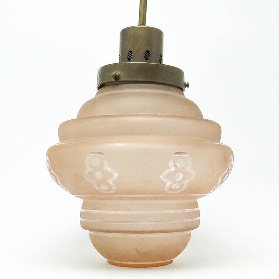 Art Nouveau pendant lamp, 20th century, 1890s