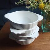 White faience bowls from Gien