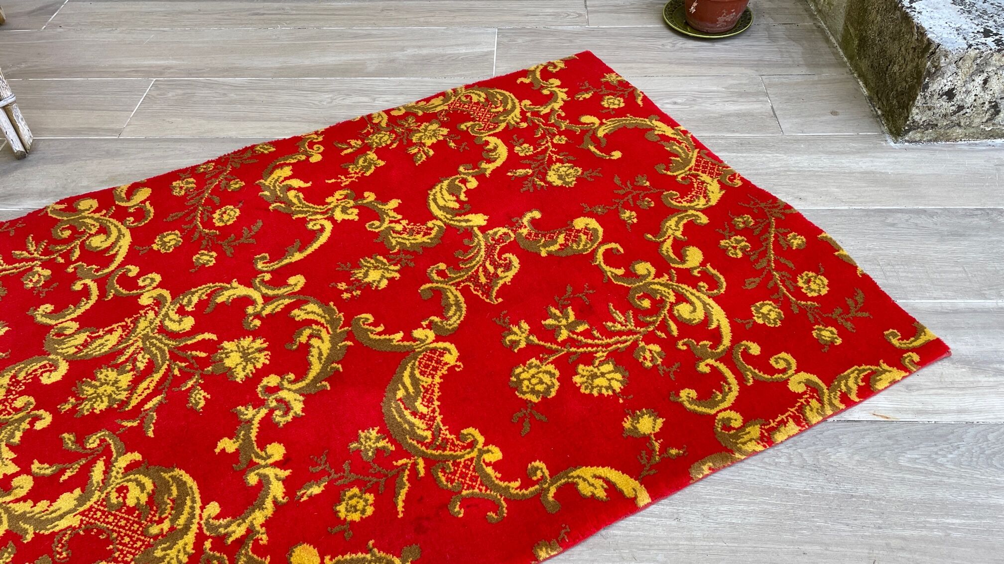 Carpet vintage way tapestry 100% wool – 142×89 cm