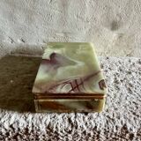 Ashtray, onyx box from the 1960s, vintage Italy.