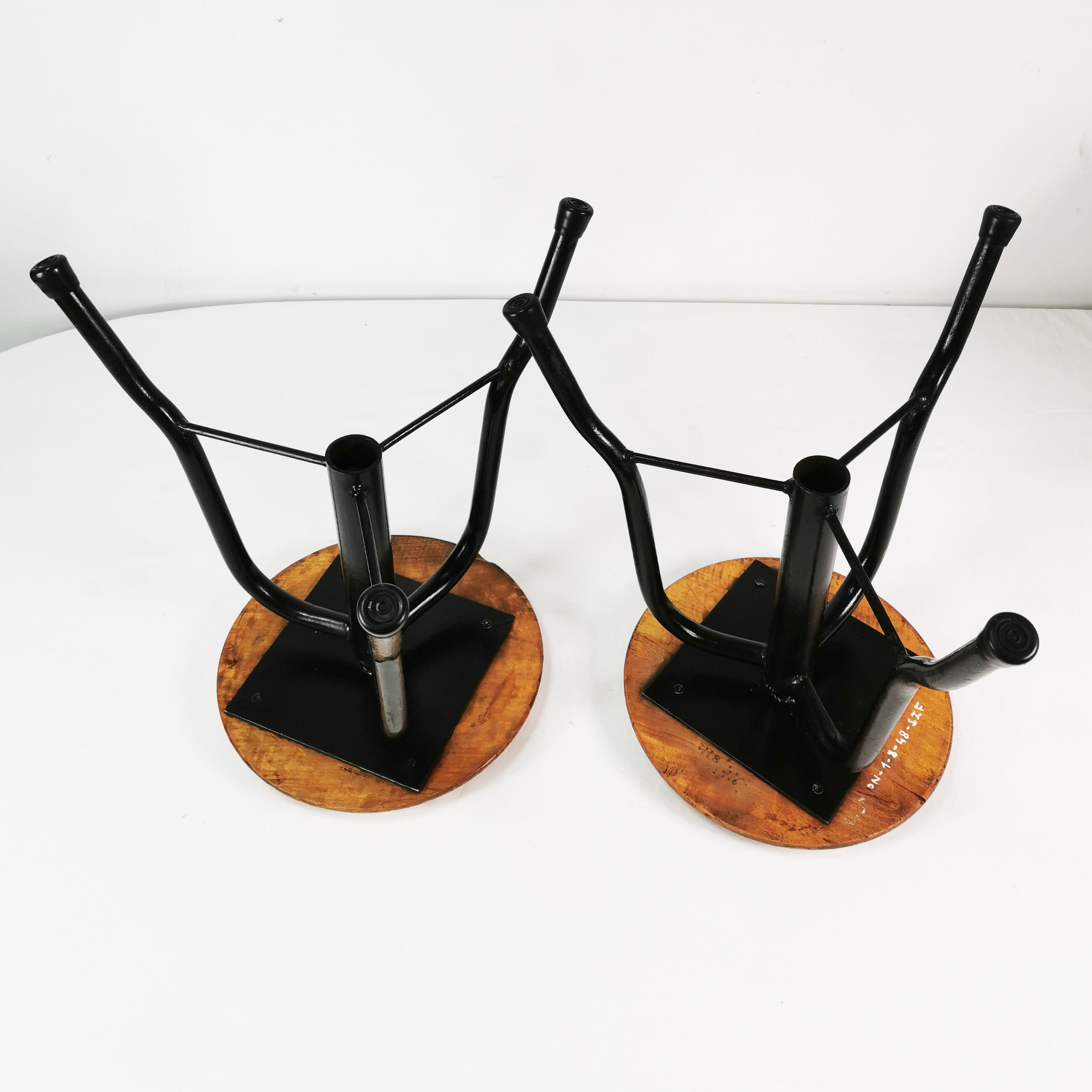 Pair of swivel stools, 1970s