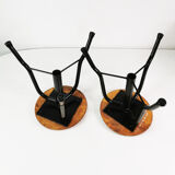 Pair of swivel stools, 1970s