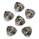 Set of 6 egg cups Carlo Mazzeri & Anselmo