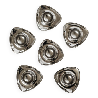 Set of 6 egg cups Carlo Mazzeri & Anselmo
