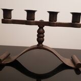 2 wrought iron chandeliers