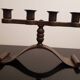 2 wrought iron chandeliers