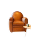 Club armchair with armrest box