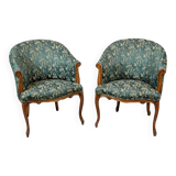 Set of Rococo Revival Armchairs, 1980s
