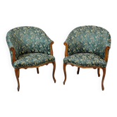 Set of Rococo Revival Armchairs, 1980s