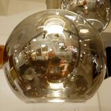 Modern Sculptural Hanging Lamp - 5 glass globes