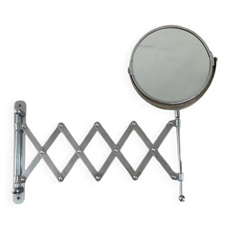 Telescopic and magnifying mirror from the 70s