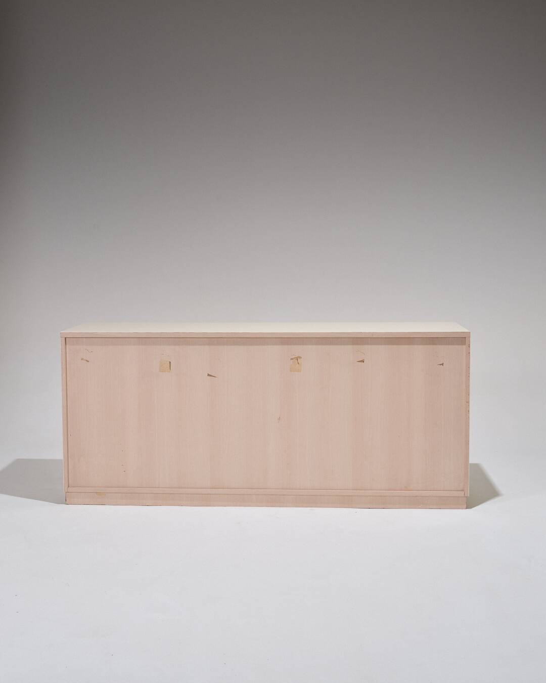 Lacquered Wood and Brass Sideboard, 1970s