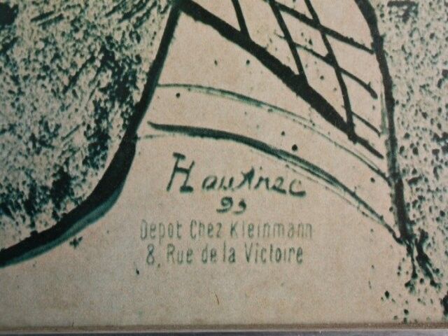 A reproduction of poster 1900 of Toulouse Lautrec poster