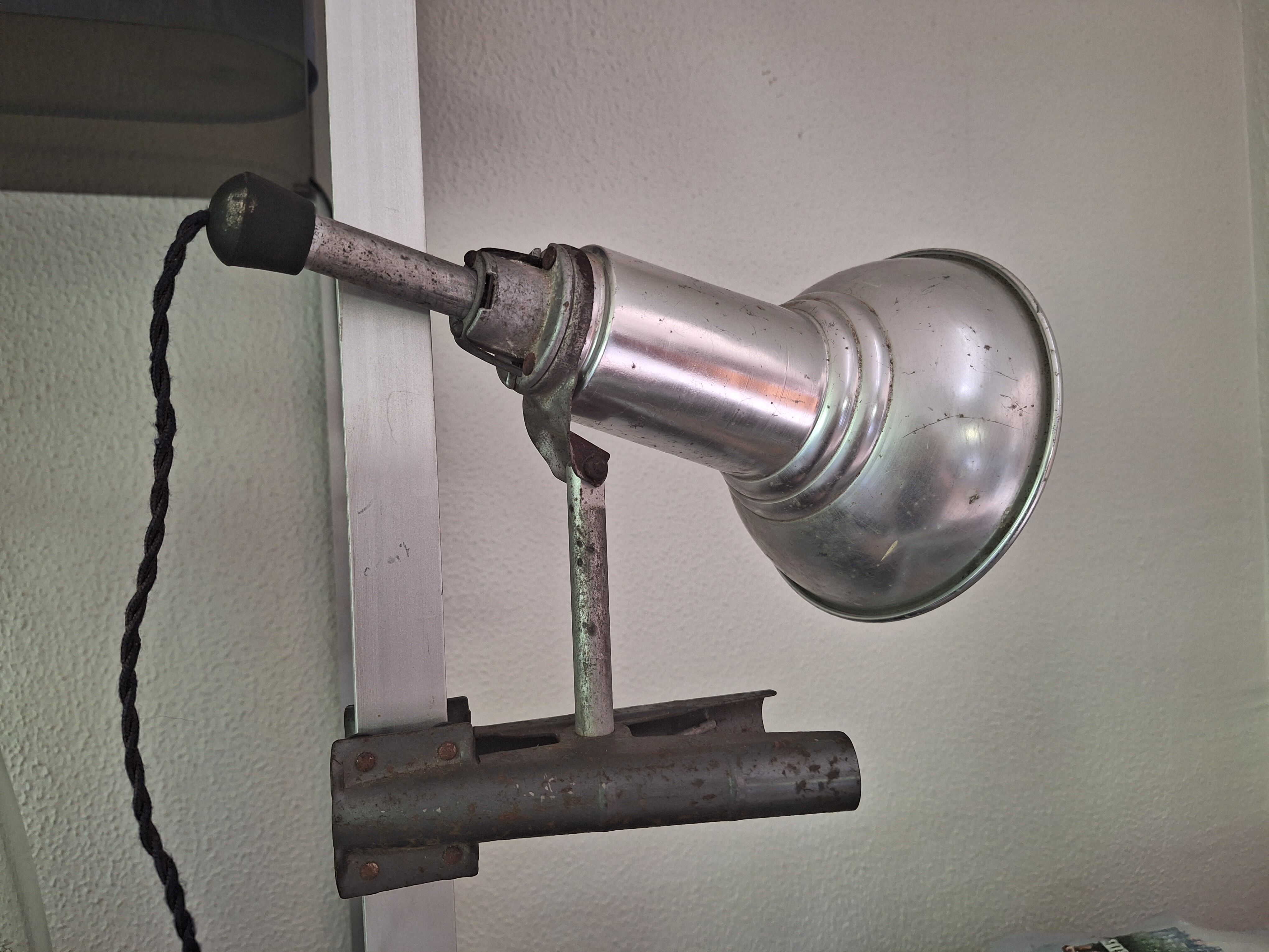 Spot clip-on lamp vintage clip-on wall lamp lita industrial lamp?