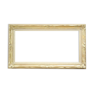 Golden Montparnasse frame in Louis XV style 109 x 63
