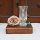 Vintage cut-glass coffee cup, hot chocolate or mulled wine