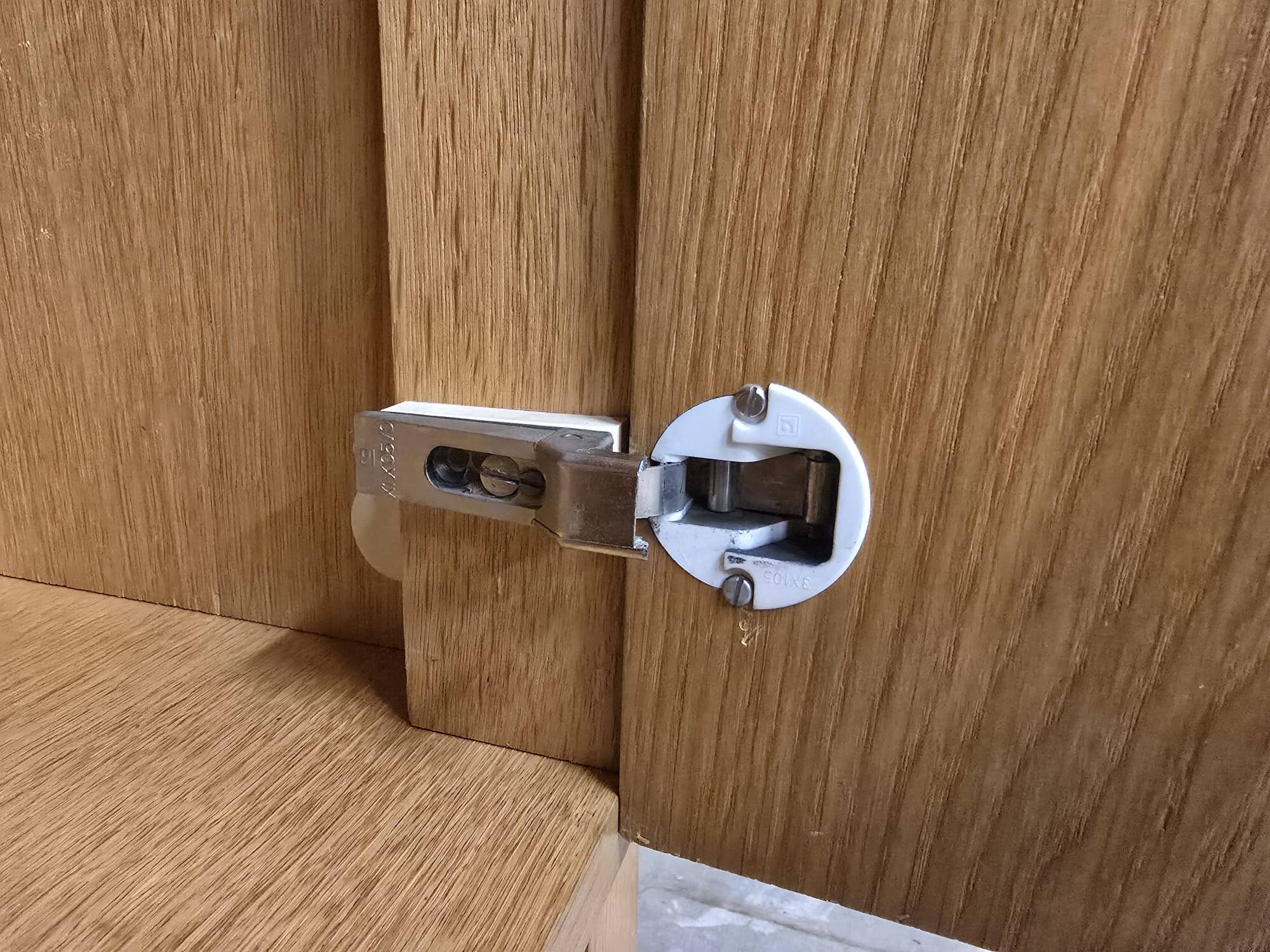 XL vintage mid-height wardrobe with brutalist accents