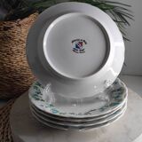 Fine porcelain dessert plates