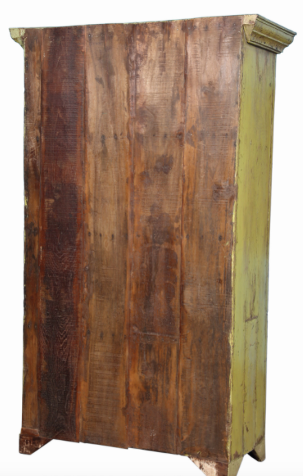 Yellow teak cabinet
