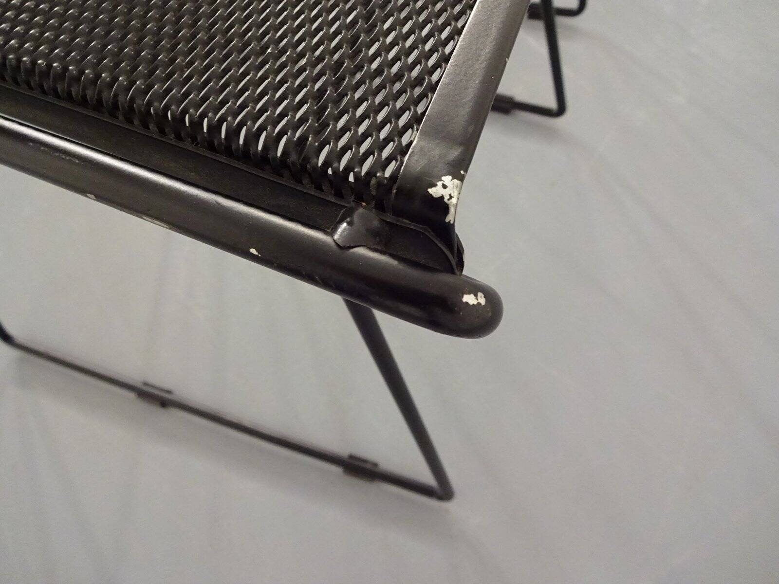 Metal Chairs by Rolf Rahmlow, 1980s, Set of 4