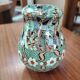 Small round ceramic art vase Valauris