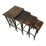 Nest tables Secession No. 958 by Siegel or Kolo Moser, produced by J&J Kohn.