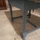 Farm table with twisted legs and 2 drop leaves.