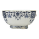 Antique vegetable dish, earthenware salad bowl from Gien.