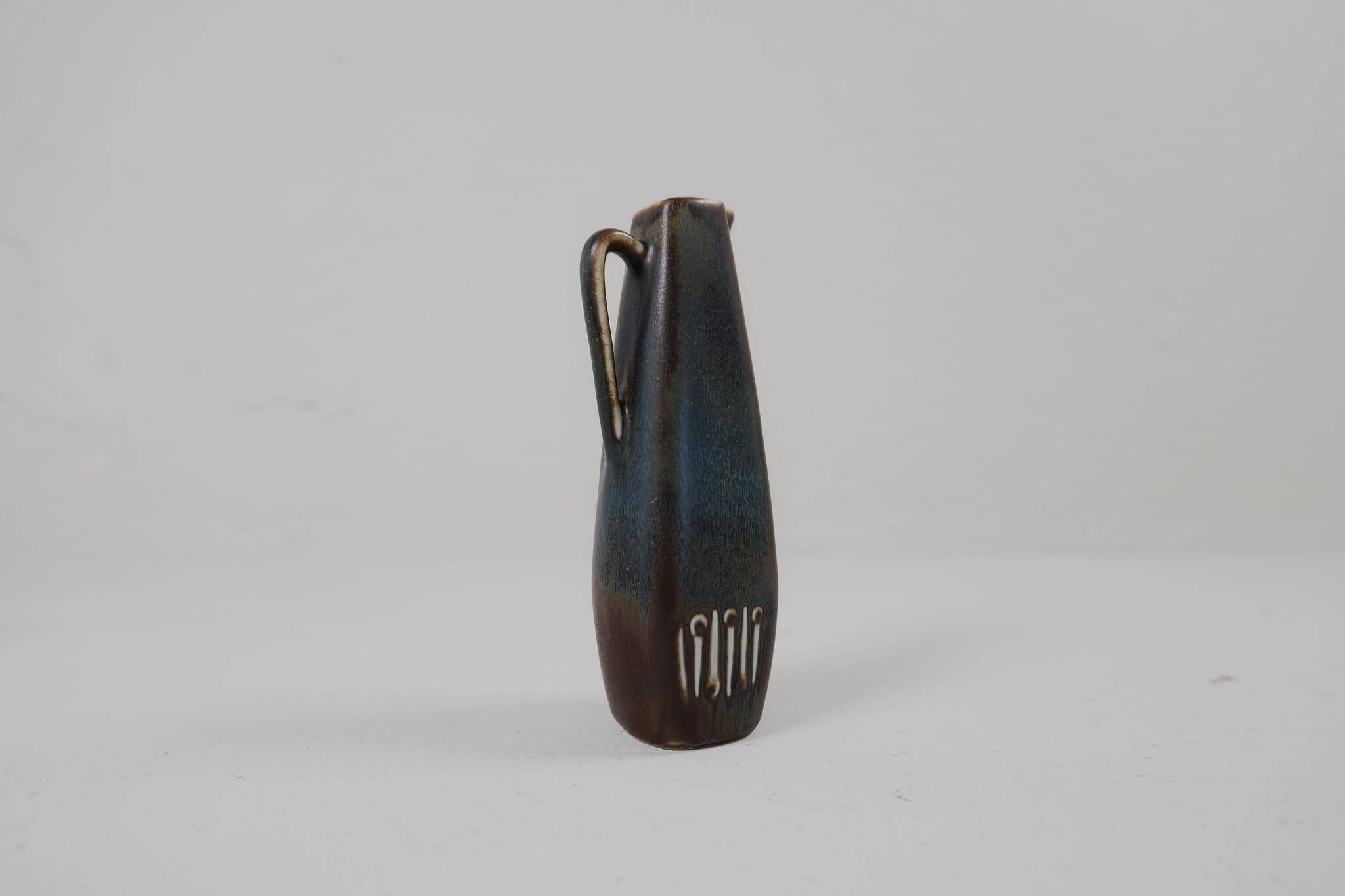 Mid-Century Modern Ensemble of 3 Ceramic Pieces Sweden 1950 Rörstrand Gunnar Nylund