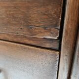 Armoire à archives double en chêne massif – Pays-Bas, 1920–1940