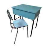 School desk set and formica chair