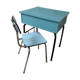 School desk set and formica chair