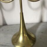 Pair of brass candlesticks