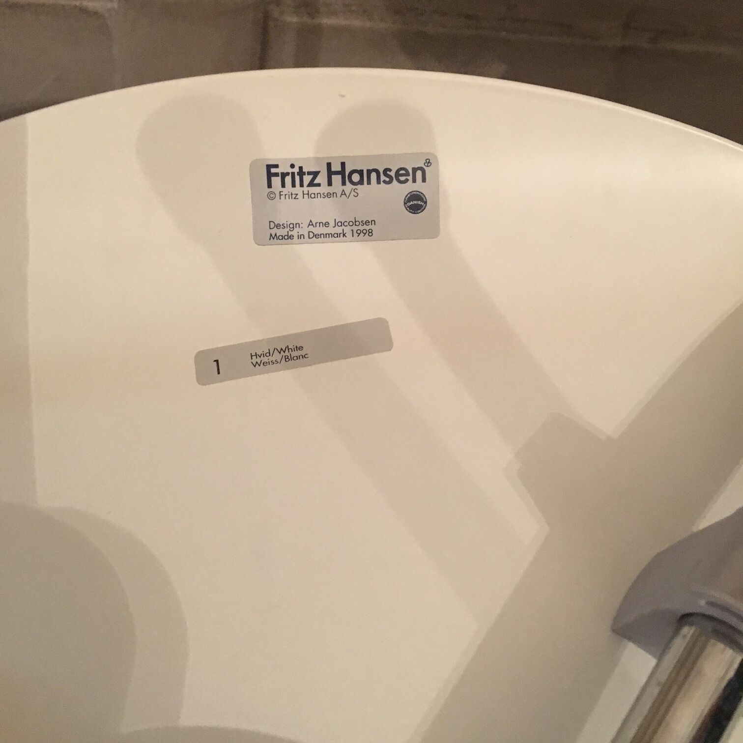 Chair model 3107 Arne Jacobsen for Fritz Hansen