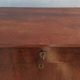 Empire walnut burl secretary