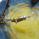 Art Deco glass paste chandelier