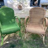 One or two rattan chairs