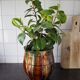 Cache-pot en céramique vernissée style provençal