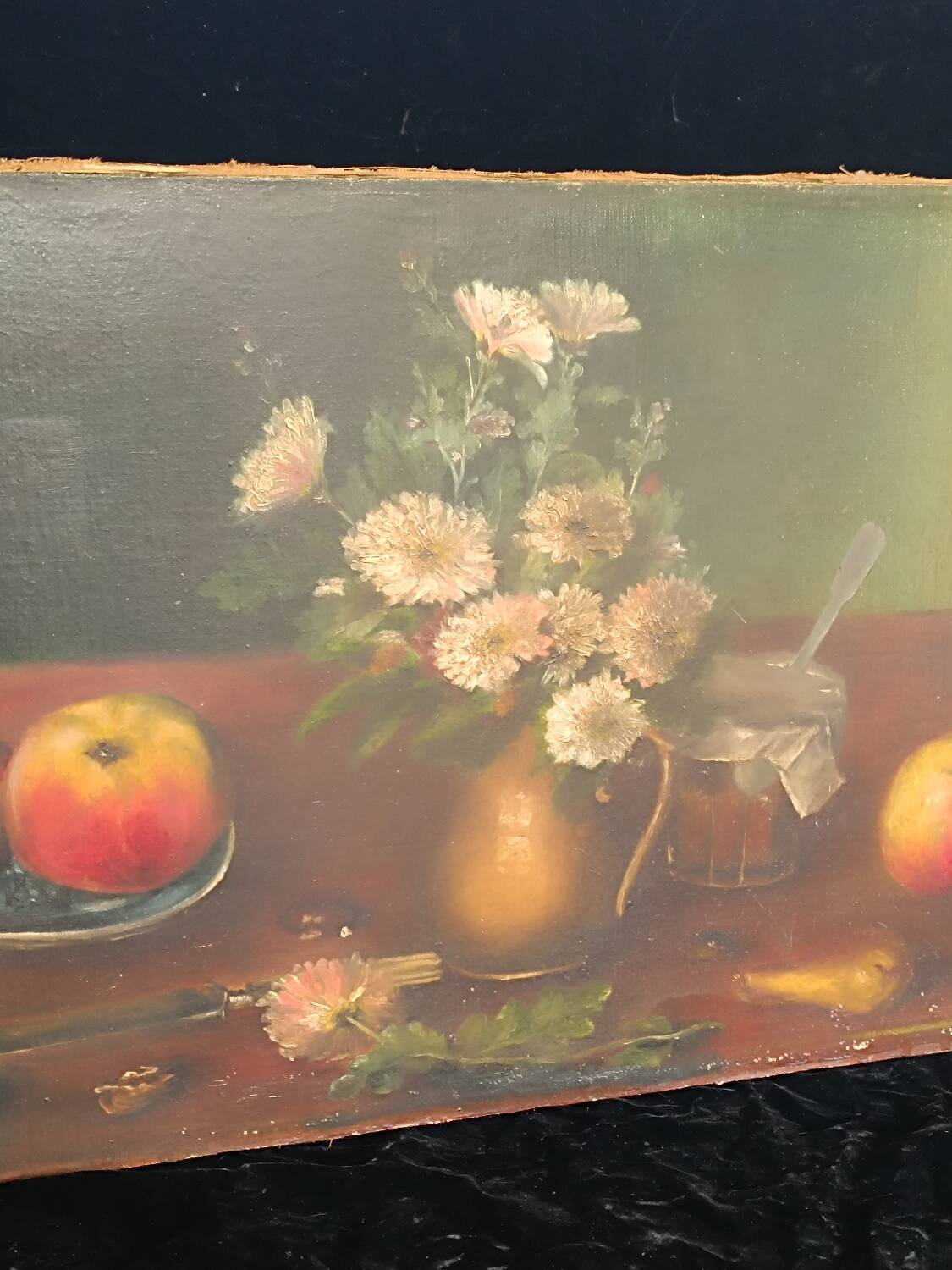 Toile Nature morte signée