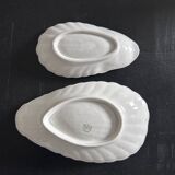 Duo of shell bowls