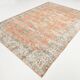 7x10 Turkish Brunt Red Vintage Area Rug, 221x323Cm