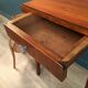 Art Deco 1940 side table compass feet
