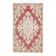 Vintage Turkish Oushak Handmade Wool Cotton Red Area Rug 127x209