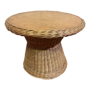 Table basse en osier