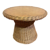Wicker coffee table
